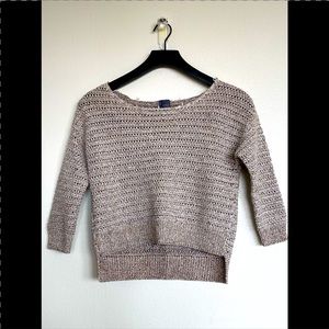 Sparkle & Fade Open Knit Sweater